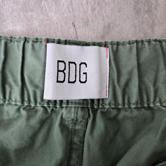BDG Cargo Carpenter Pant Womens Sz 4 Green Utility Baggy Relaxed Wide Leg Skater - Picture 8 of 13